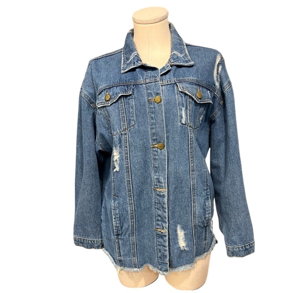 HAYDEN Los Angeles denim distressed jacket